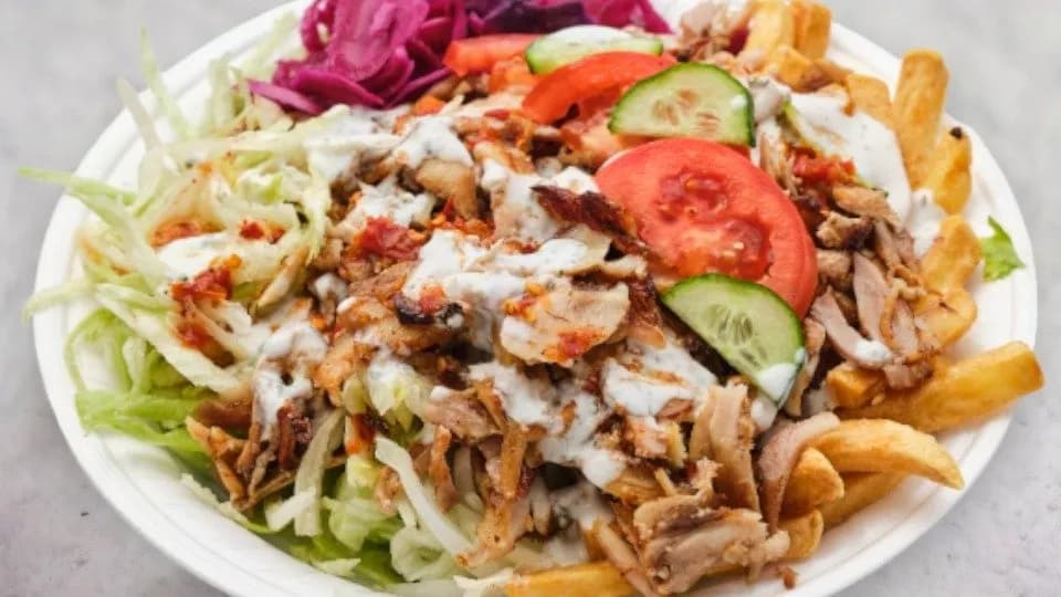 Nagy döner tál