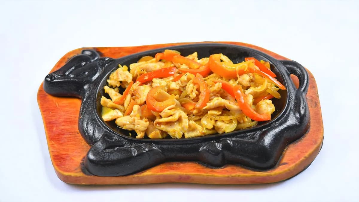 Citromfüves Csirke vaslapon