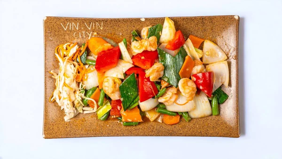 Pirított Rák Zöldségekkel