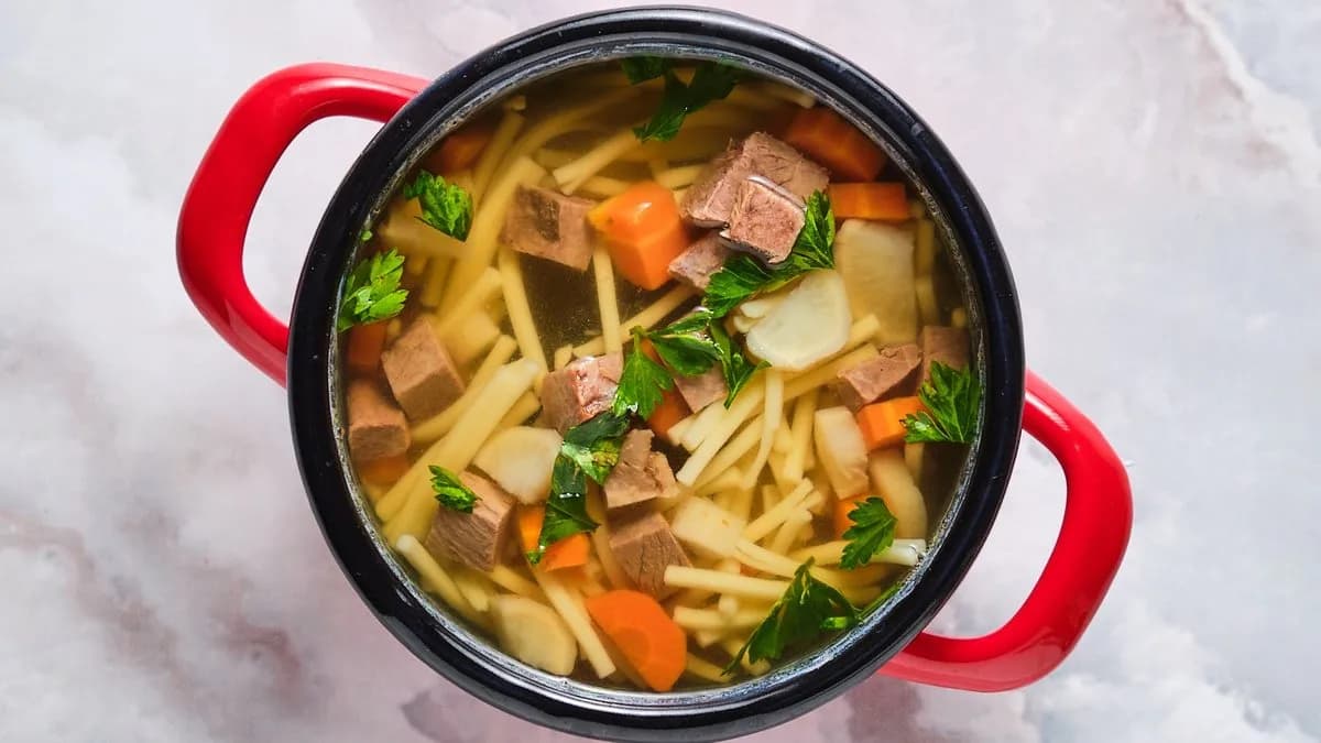 Marhahúsleves gazdagon