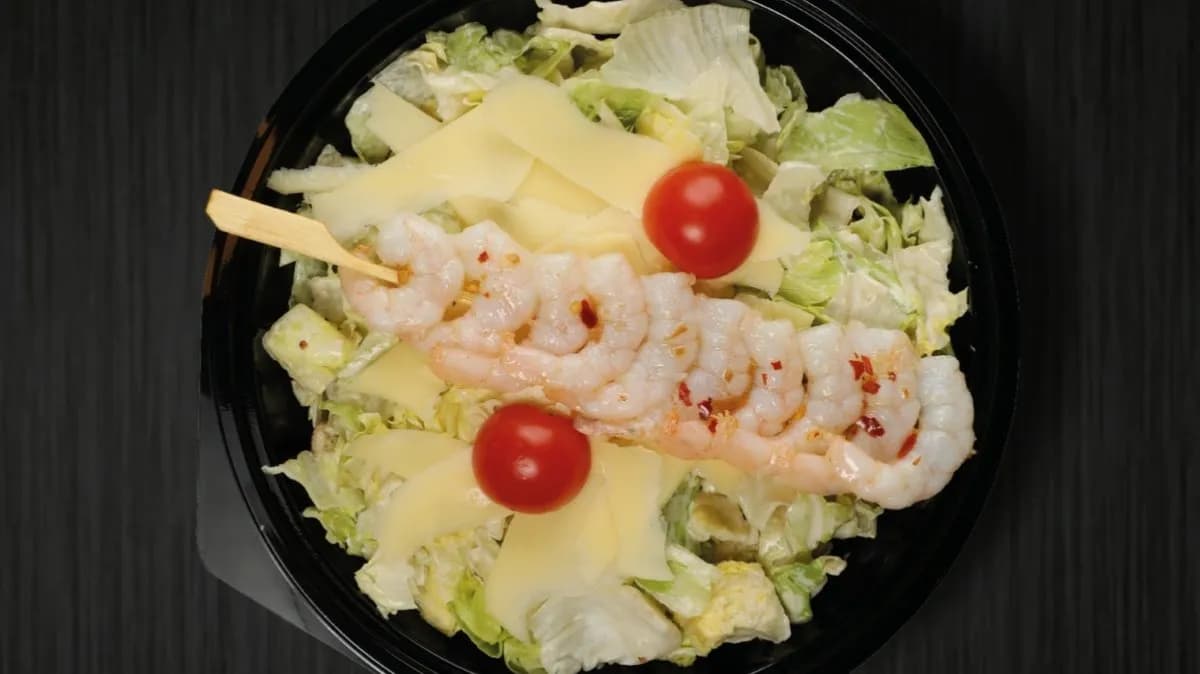 Caesar saláta koktél ráknyárssal