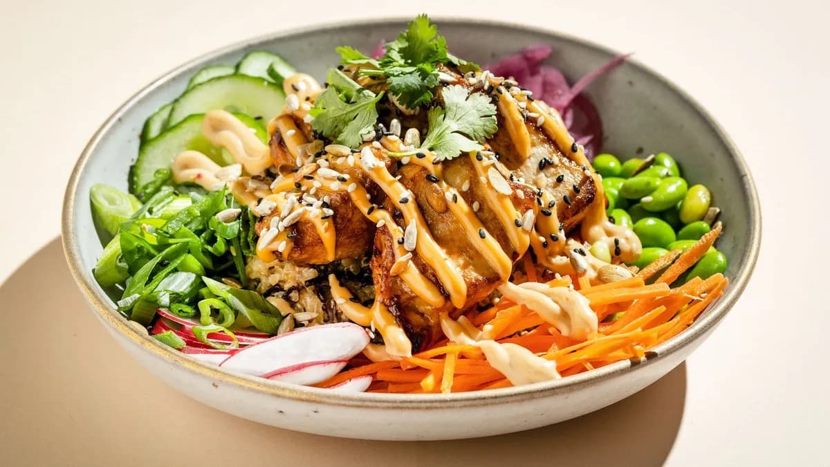 Teriyaki csirke bowl