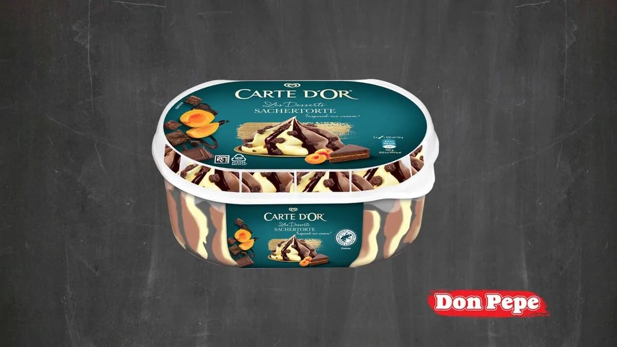 CARTE D'OR Jégkrém Sacher torta 825ml