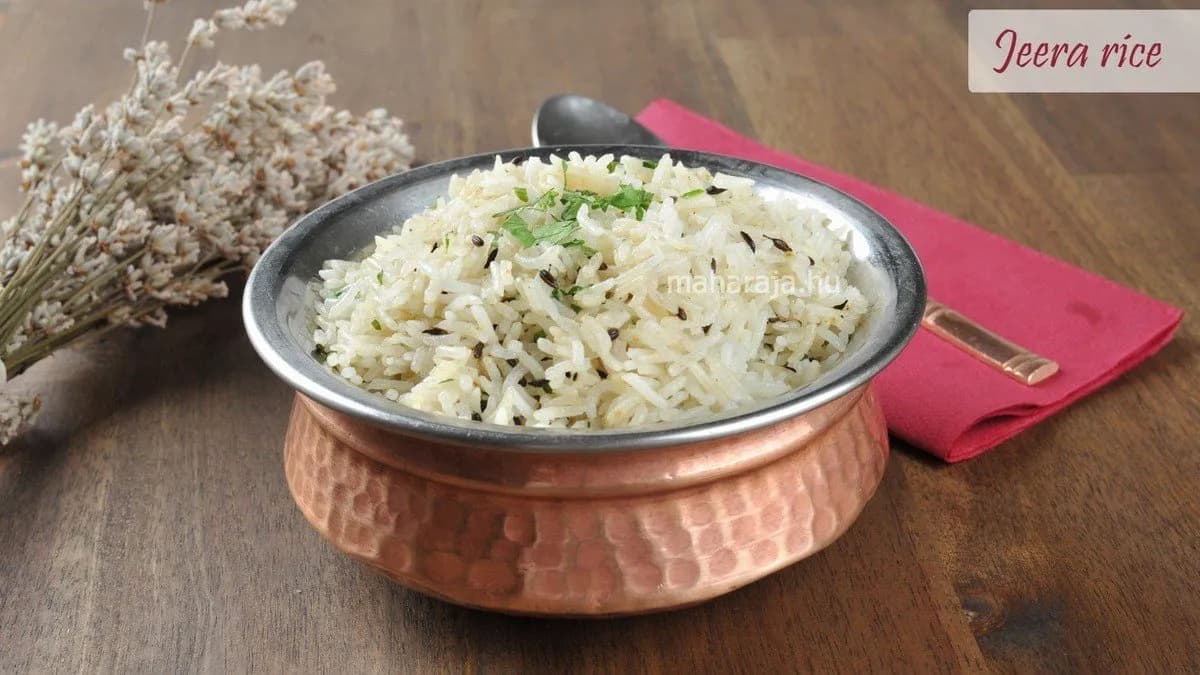 Köményes Basmati rizs (Jeera Rice)