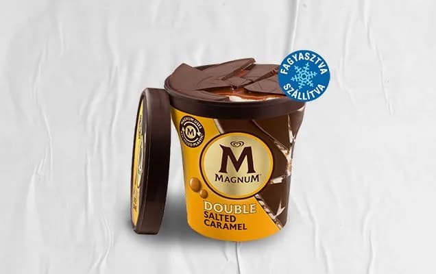 Magnum Poharas Dupla Sós Karamell jégkrém 440ml