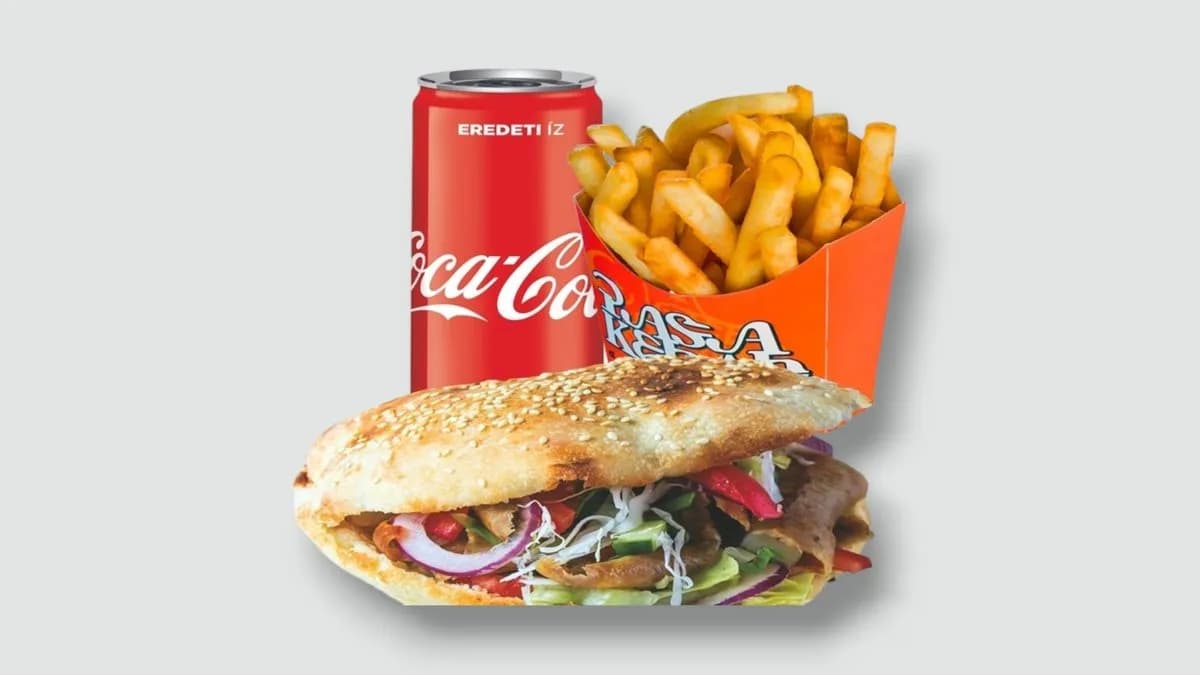 Falafeles kebab menü