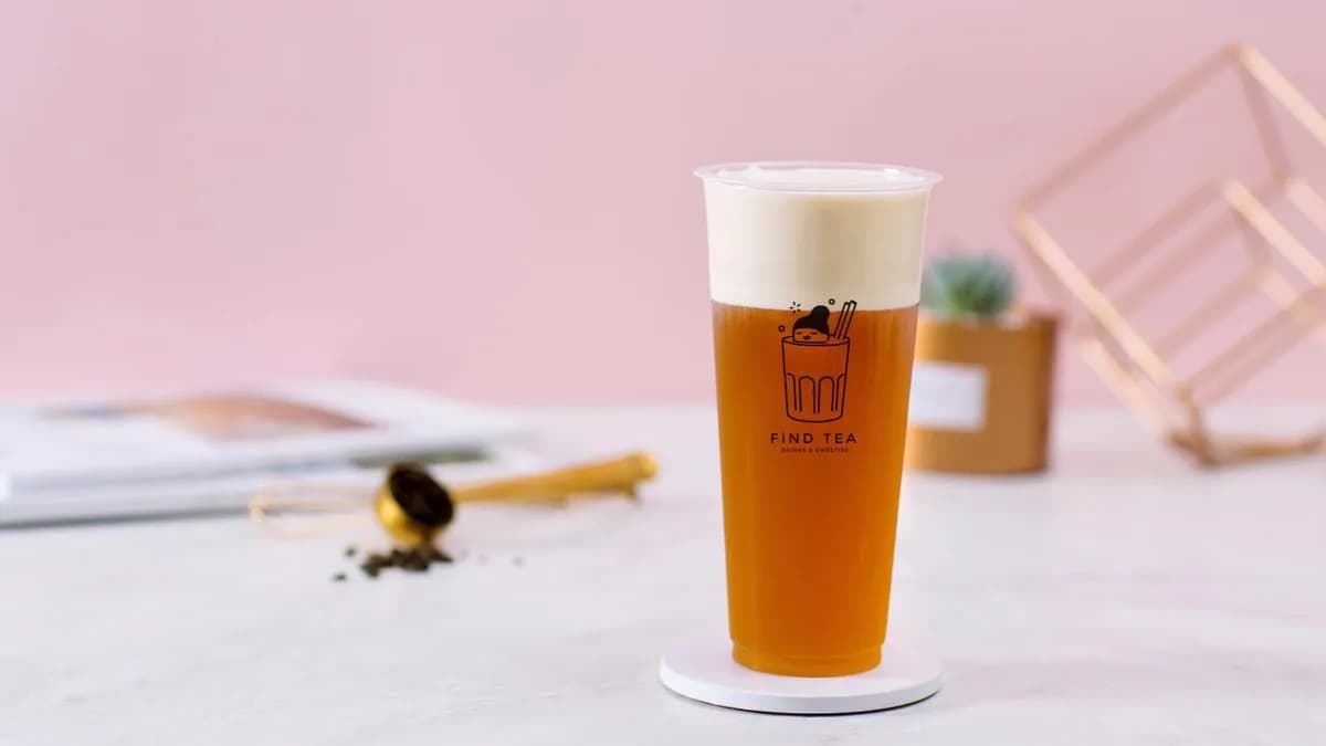 Cheese Sakura Oolong tea