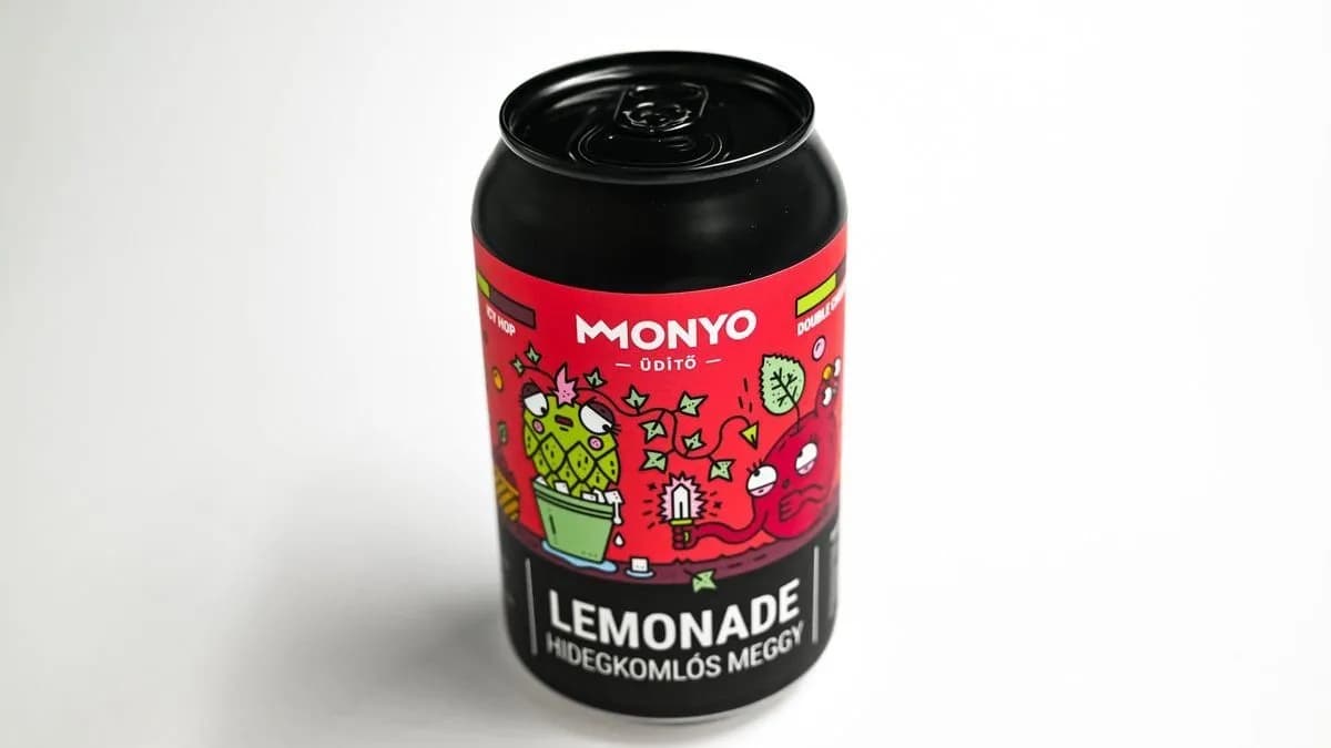 Monyo hidegkomlós meggy limonádé