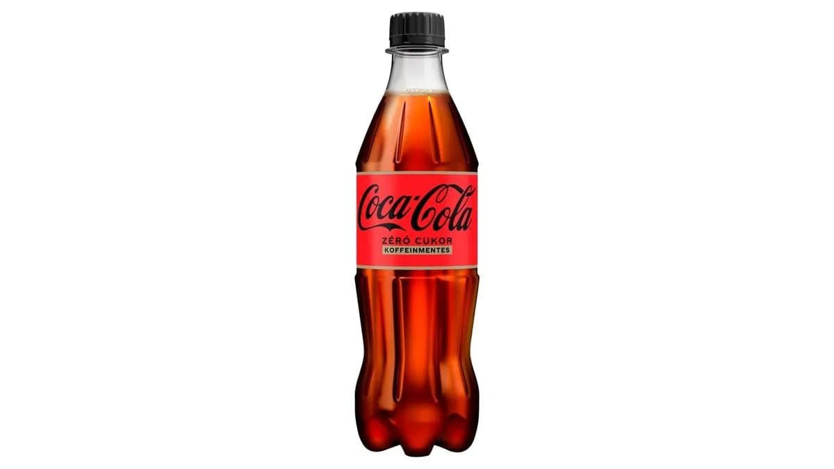 Coca-Cola Zero colaízű energiamentes szénsavas üdítőital édesítőszerekkel 500 ml