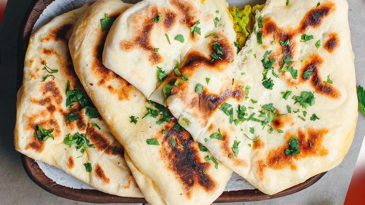 Burgonyás naan kenyér