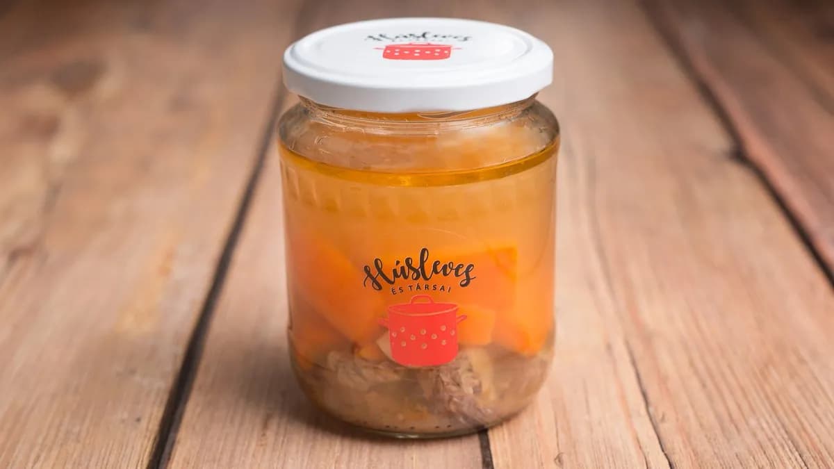 Marhahúsleves (10 dl - Betétdíjas üvegben)