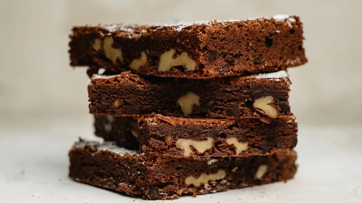 Diós brownie