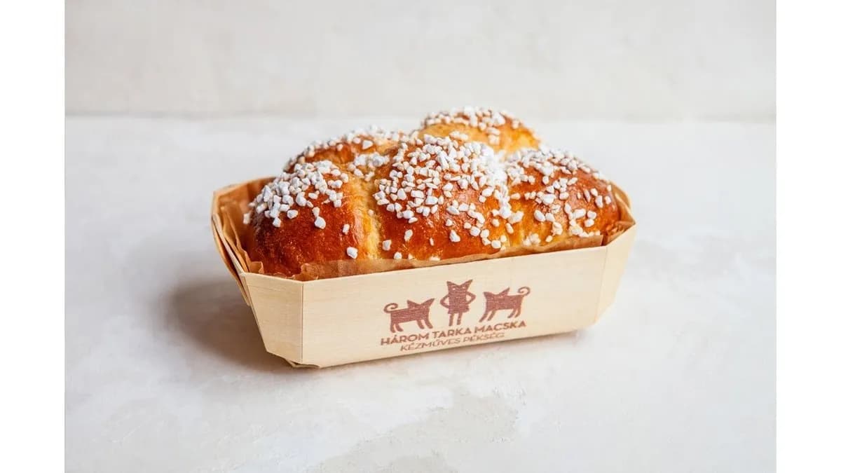 Nagy francia briós jégcukorral