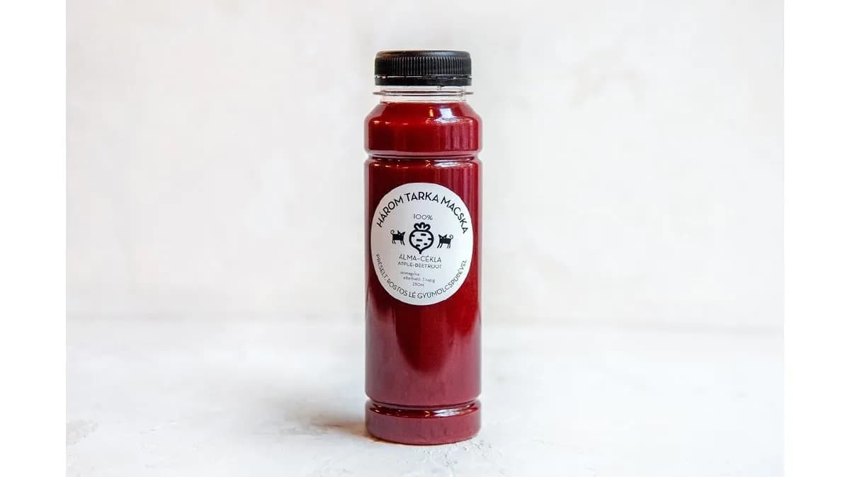 Szűretlen alma-céklalé