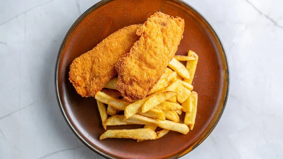 Rántott csibecsíkok (gyerek adag)