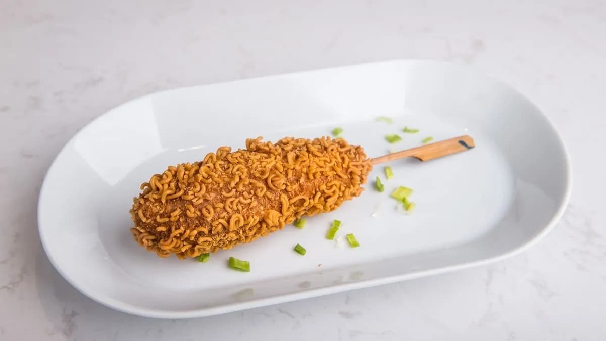 Koreai Corn Dog Ramen Sajt
