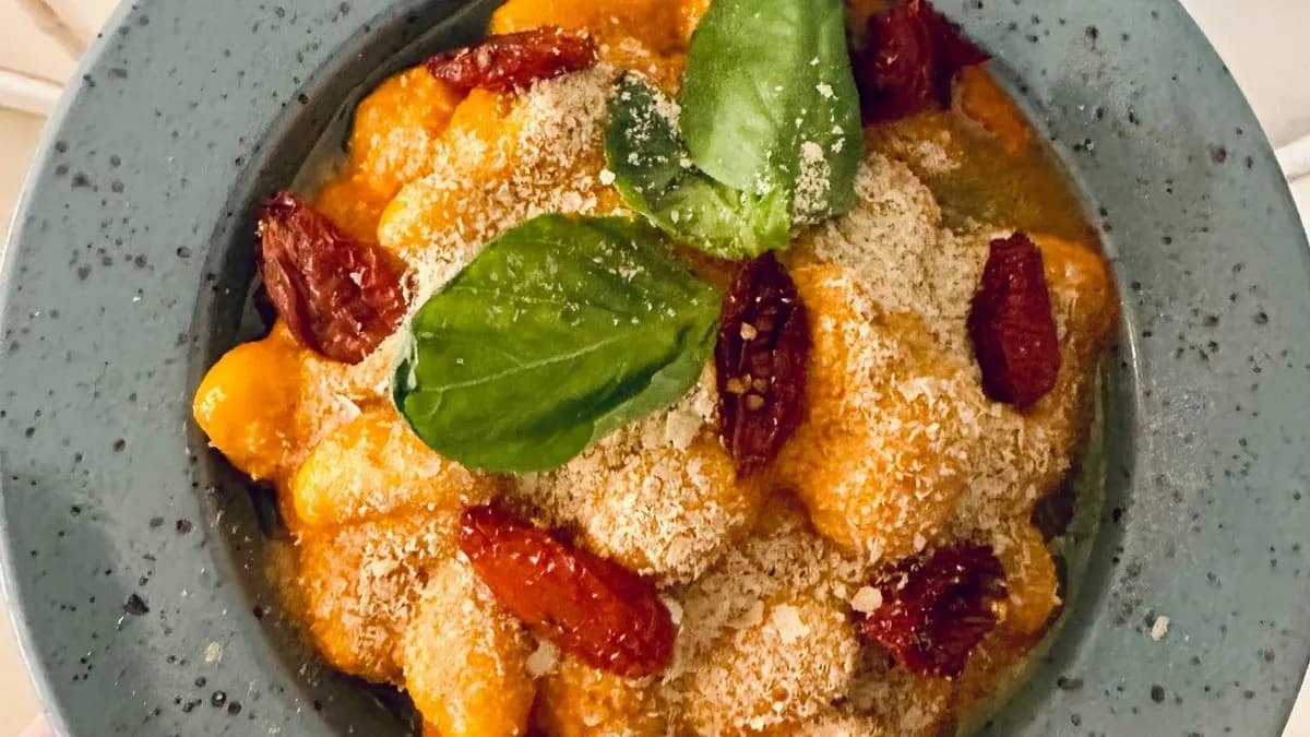 Sült paradicsomos gnocchi
