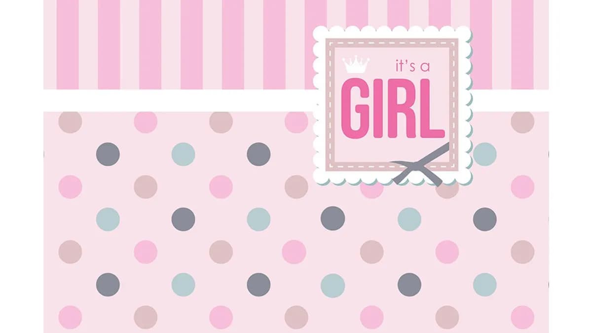 Babaváró csomagolás - Baby girl