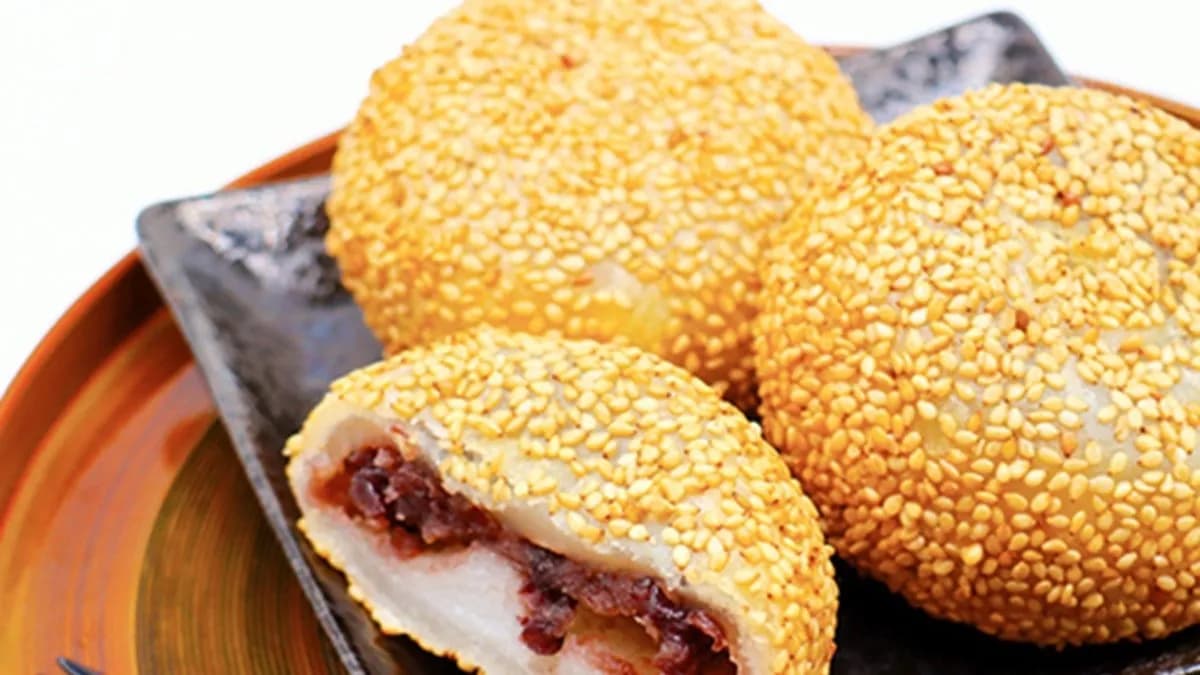 Szezámmagos golyó/ Fried sesame ball
