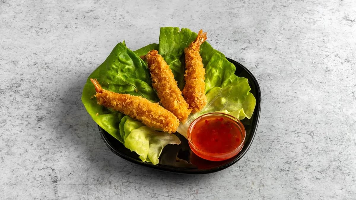 E2. Panírozott rák/ Tempura shrimp