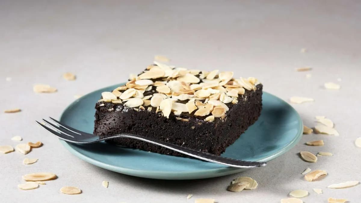 Vegán  narancsos brownie