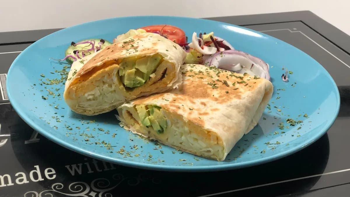 Avokádós-sajtos omlett