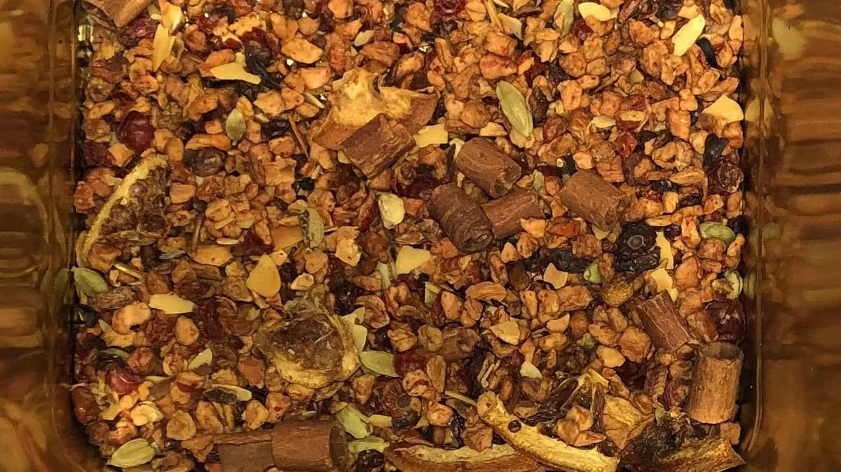 Fahéj-mandula gyümölcstea 100g