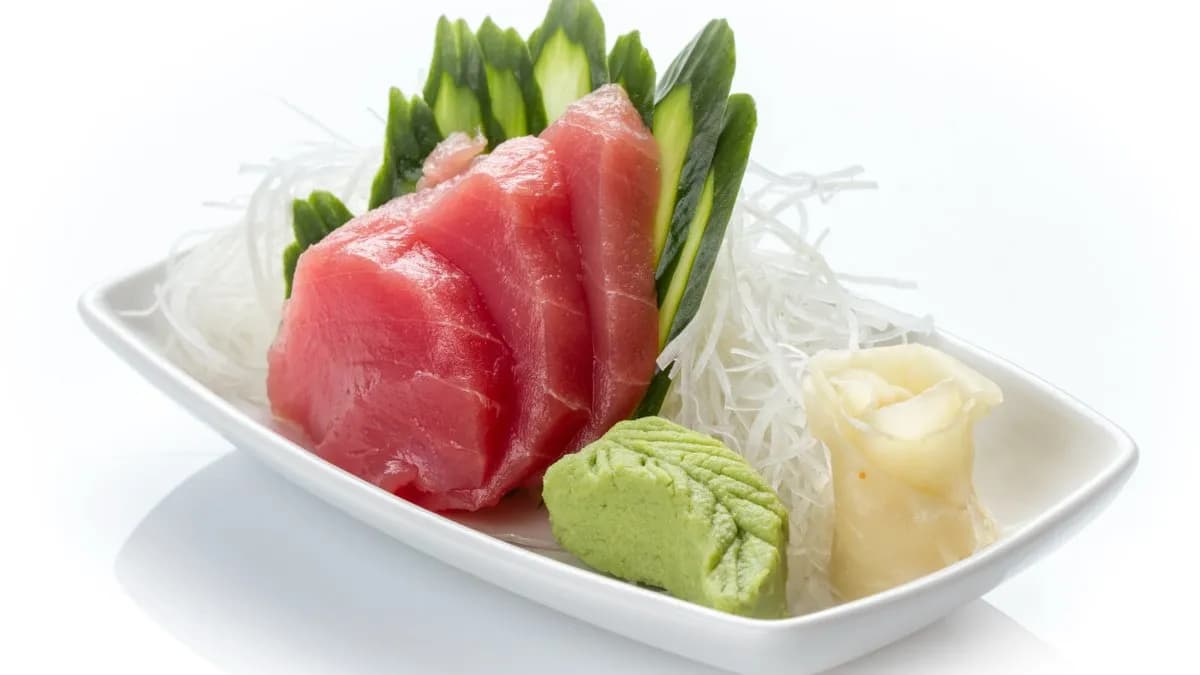 44. Tuna sashimi