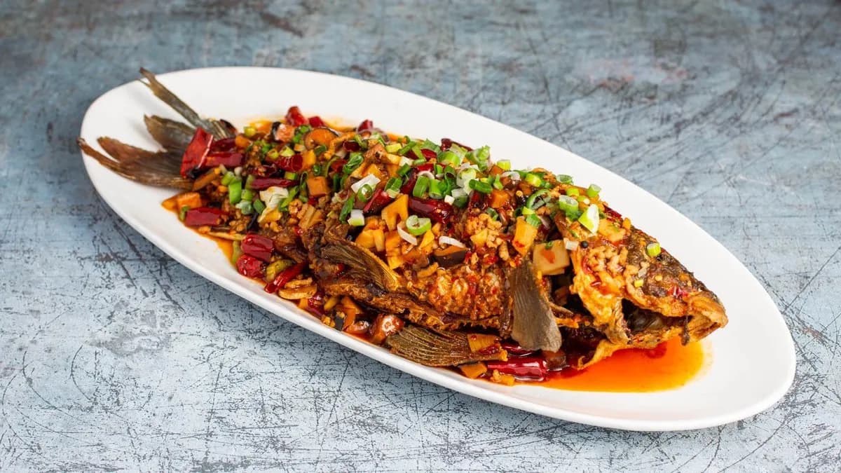 616 Ponty (gőzölt / fűszeres / chilis)鲤鱼(清蒸/红烧/干烧)