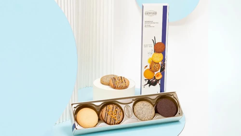 Gerbeaud kekszválogatás 175g (12 darab)