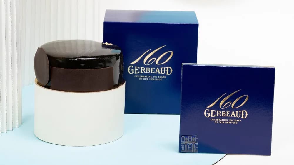 Gerbeaud 160 torta táblás csokoládéval díszdobozban