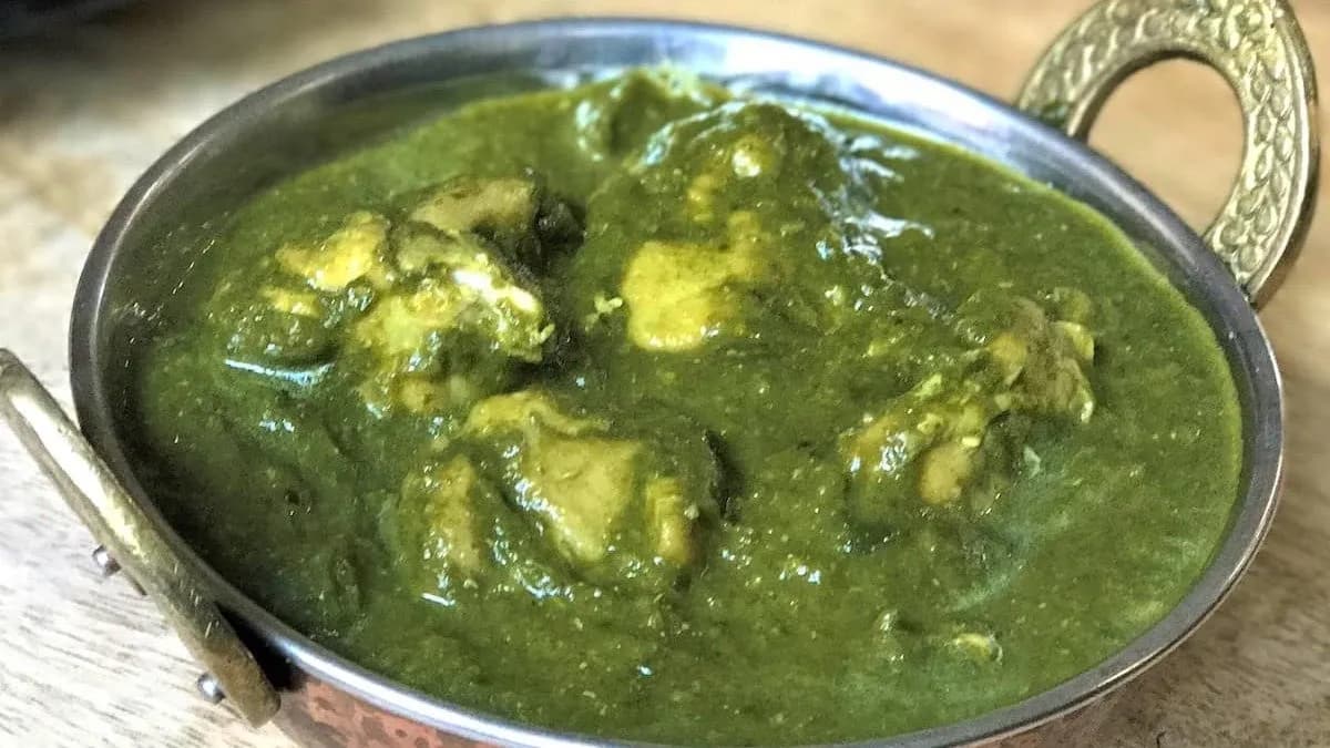 Saag murg/Spinach chicken