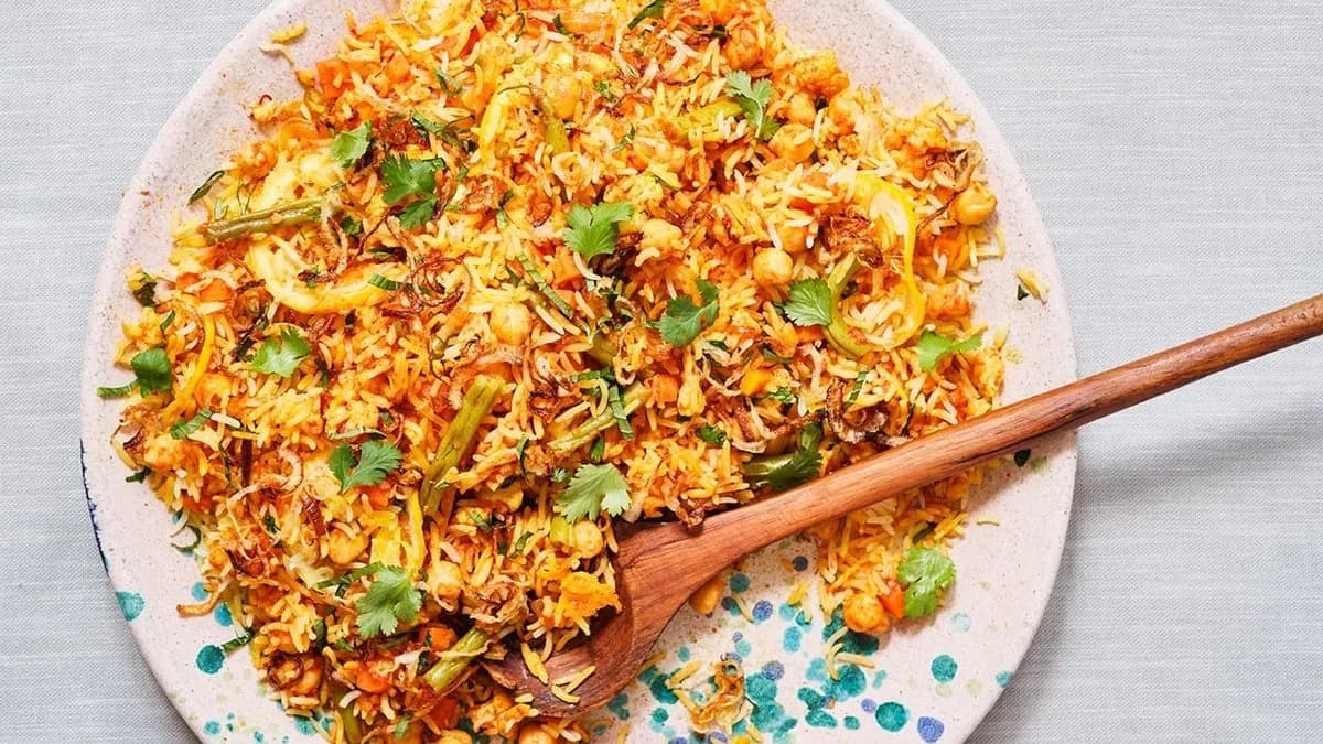 Vegetable biryani