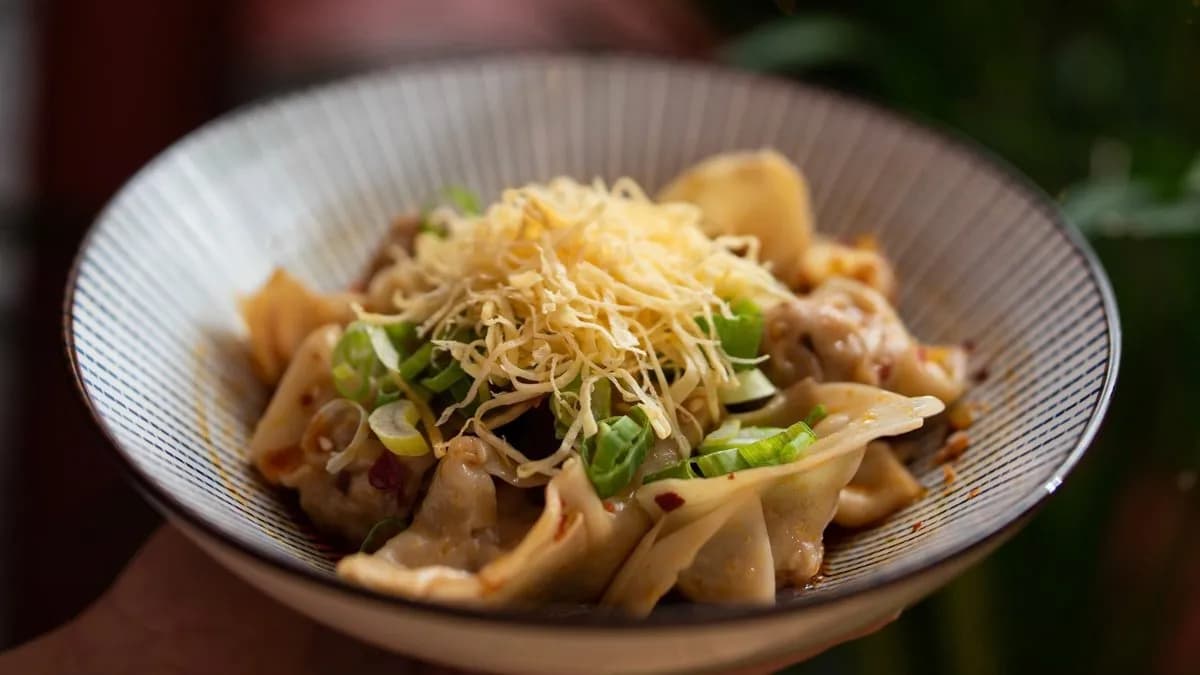 Wonton batyu, rákos