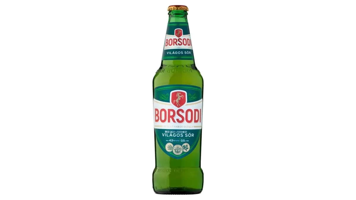 Borsodi lager 0,5 l