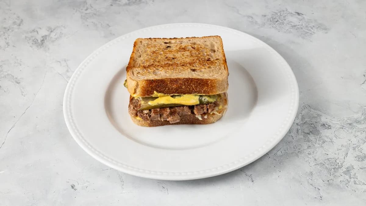 Vegán steak szendvics