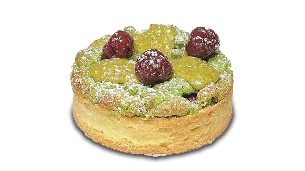 PISTACHIO AMARENA TART