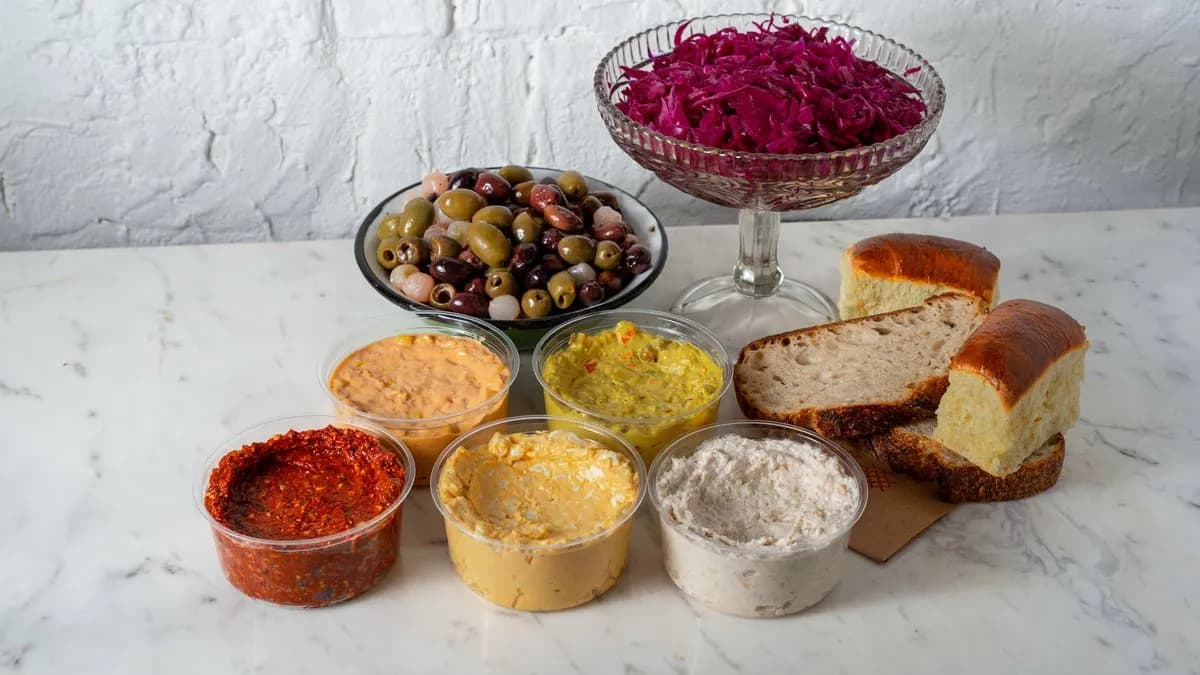 5 MEZZE&MAYO (5x300g) + 2 barhesz + 2 szelet kenyér