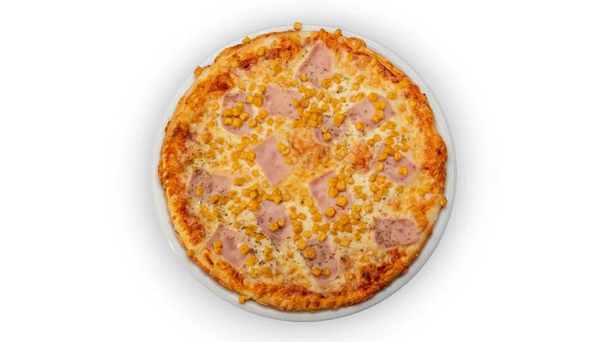 Sonkás kukoricás pizza