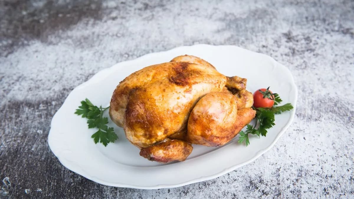 Egész klasszikus grillcsirke