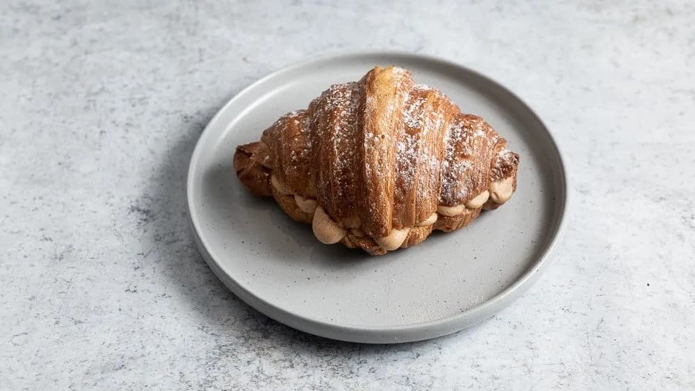 Mogyorókrémes croissant