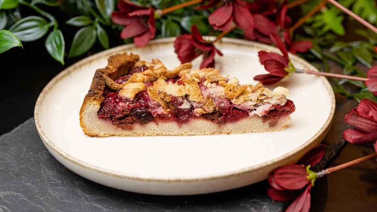 Paleo & Vegan meggyes pite