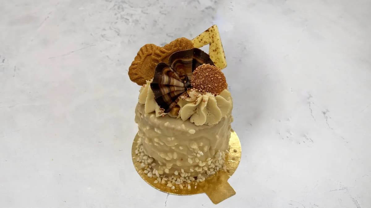 Lotus - karamellás kekszes mini torta