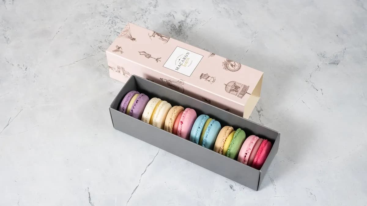 6 darabos macaron válogatás - MÁLYVA