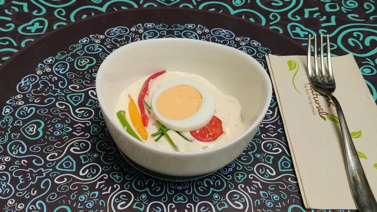 Majonézes tojás saláta