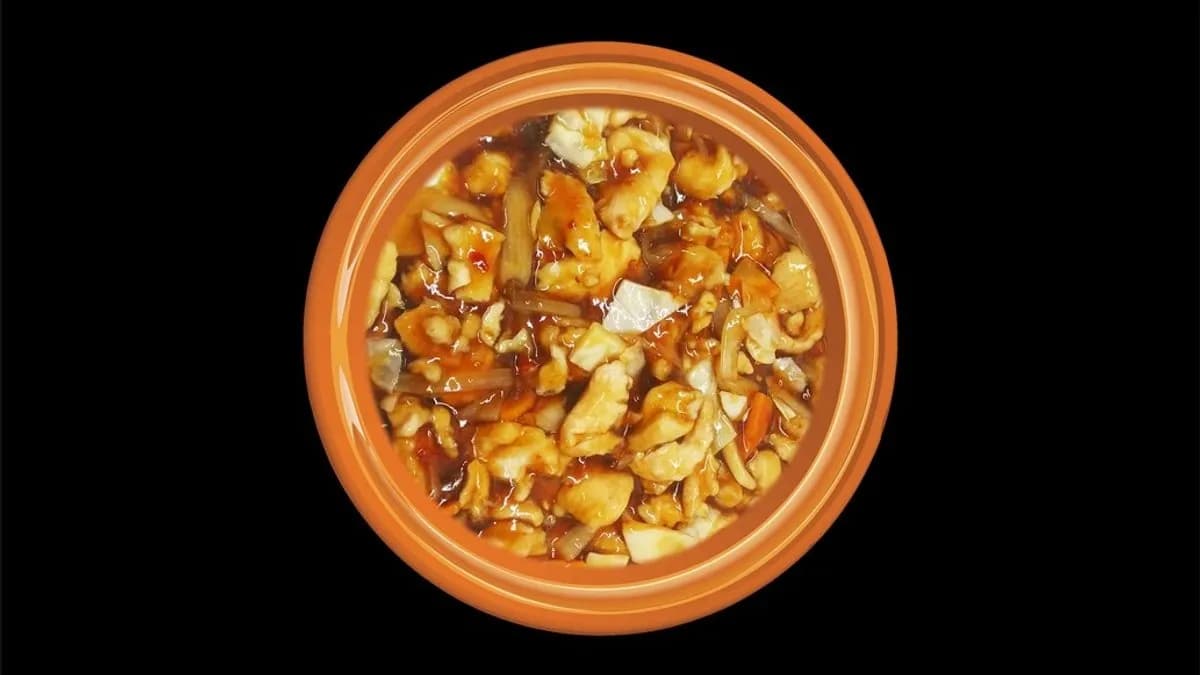 Szecsuáni csirkehús (nagy adag)