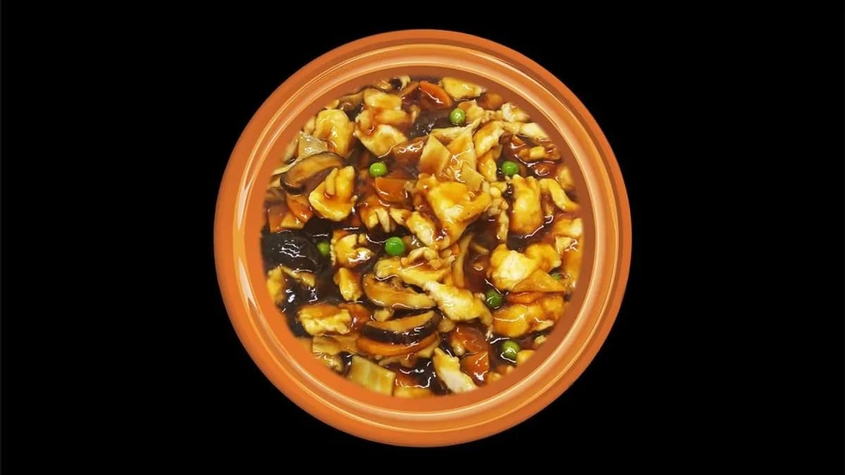 Csirkehús bambuszrüggyel