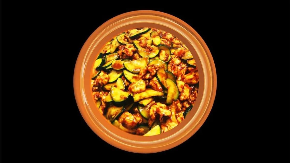 Cukkinis csirkehús (kis adag)