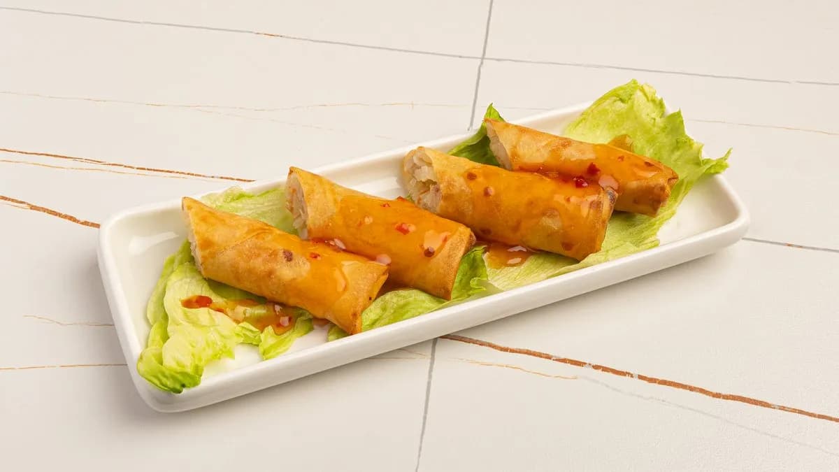 210. Sült tavaszi tekercs 炸春卷 Fried Spring Rolls