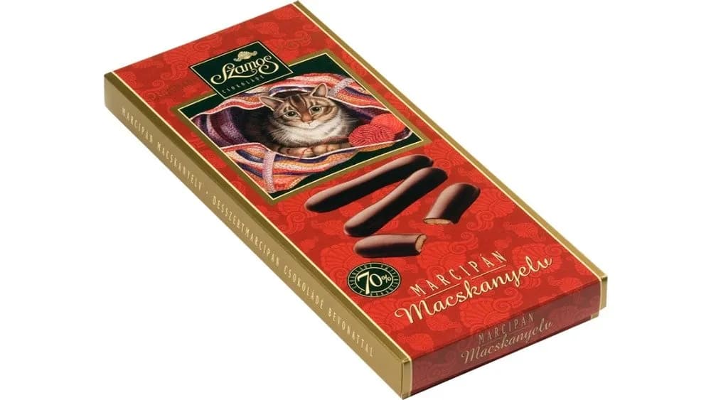 Macskanyelv díszdoboz 120g (12db)